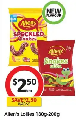 Coles Allen's Lollies offer