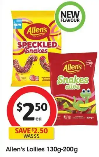 Coles Allen's Lollies offer