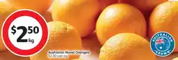 Coles Australian Navel Oranges offer