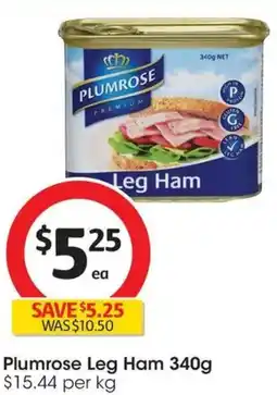 Coles Plumrose Leg Ham offer