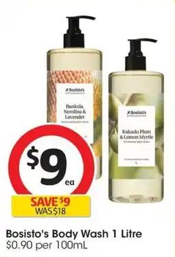 Coles Bosisto's Body Wash offer