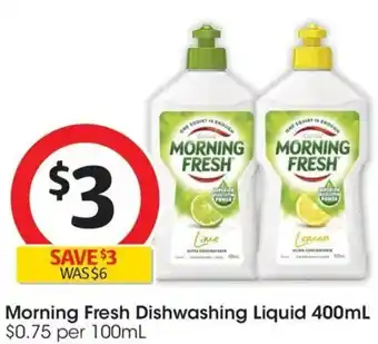 Coles Morning Fresh Dishwashing Liquid offer