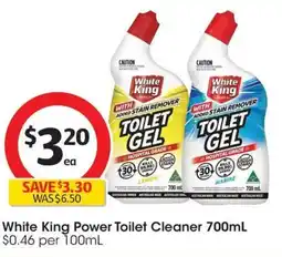 Coles White King Power Toilet Cleaner offer