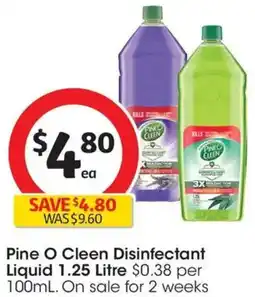 Coles Pine O Cleen Disinfectant Liquid offer