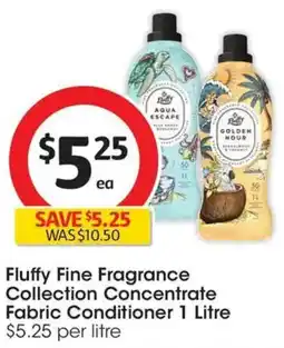 Coles Fluffy Fine Fragrance Collection Concentrate Fabric Conditioner offer