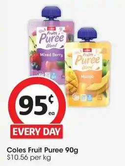 Coles Coles Fruit Puree offer
