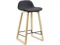 Officeworks Polo Heavy Duty Stool with Timber Base and Charcoal Seat offer