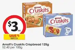 Coles Arnott's Cruskits Crispbread offer