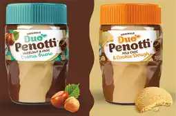 IGA NEW Penotti Duo Hazelnut & Choc Crema Bueno or Milk Choc & Cookie Dough Spread 370g offer