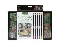Officeworks Crayola Signature Blend and Shade Coloured Pencils 50 Pack offer