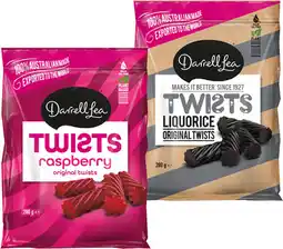IGA Darrell Lea Liquorice Share‑280g Selected Varieties offer