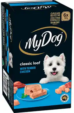 IGA My Dog Wet Dog Food Selected Varieties offer