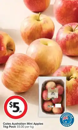 Coles Coles Australian Mini Apples offer