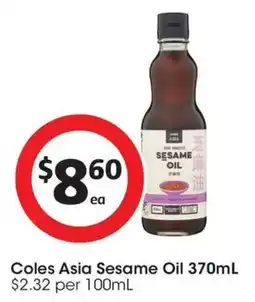 Coles Coles Asia Sesame Oil offer