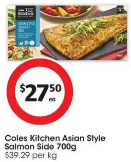 Coles Coles Kitchen Asian Style Salmon Side offer