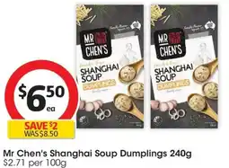 Coles Mr Chen's Shanghai Soup Dumplings offer