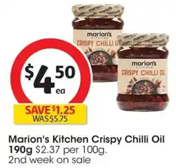 Coles Marion's Kitchen Crispy Chilli Oil offer