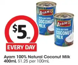 Coles Ayam 100% Natural Coconut Milk offer