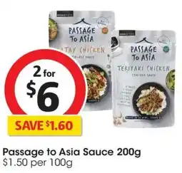 Coles Passage to Asia Sauce offer