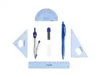 Officeworks Studymate Plastic Maths Set 8 Piece offer