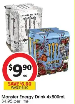 Coles Monster Energy Drink offer