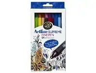 Officeworks Artline Supreme Fineliner 0.4mm Assorted 20 Pack offer