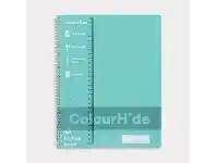 Officeworks ColourHide A4 Lecture Book 140 Pages Aqua offer
