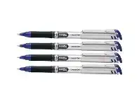 Officeworks Pentel Energel BL17 Rollerball Pens Blue 4 Pack offer