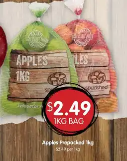 Spudshed Apples Prepacked 1kg offer