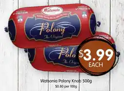 Spudshed Watsonia Polony Knob offer