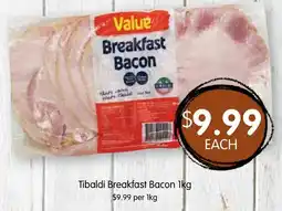 Spudshed Tibaldi Breakfast Bacon offer