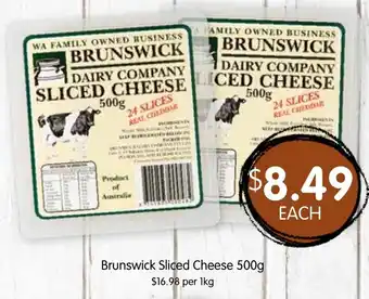 Spudshed Brunswick Sliced Cheese offer