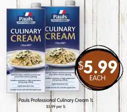 Spudshed Pauls Professional Culinary Cream offer