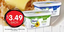 Spudshed Flora Spreadable Original or Buttery offer