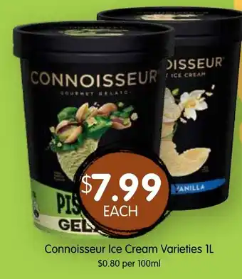 Spudshed Connoisseur Ice Cream Varieties offer