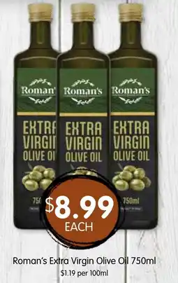 Spudshed Roman's Extra Virgin Olive Oil offer