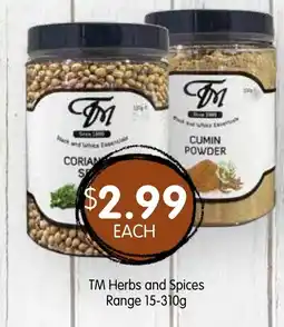 Spudshed TM Herbs and Spices offer