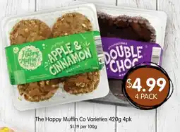 Spudshed The Happy Muffin Co Varieties offer
