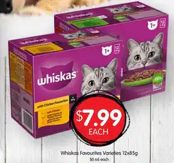 Spudshed Whiskas Favourites Varieties offer