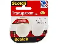 Officeworks Scotch Transparent Tape with Dispenser 19mm x 7m offer