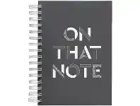 Officeworks Otto Brights A5 Spiral Notebook Grey offer