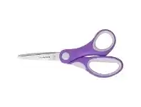 Officeworks Studymate Soft Grip Scissors 135mm Purple offer