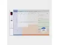 Officeworks Studymate A2 Dry Erase Monthly Planner Magnetic offer