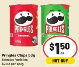 IGA Pringles Chips offer