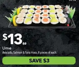 Ritchies Ume Avocado, Salmon & Tuna Hoso offer