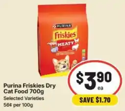 IGA Purina Friskies Dry Cat Food offer