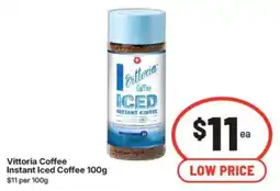 IGA Vittoria Coffee Instant Iced Coffee offer