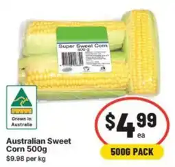IGA Australian Sweet Corn offer