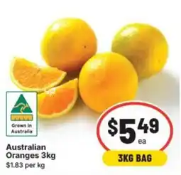 IGA Australian Oranges offer