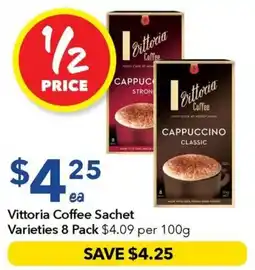Ritchies Vittoria Coffee Sachet Varieties offer